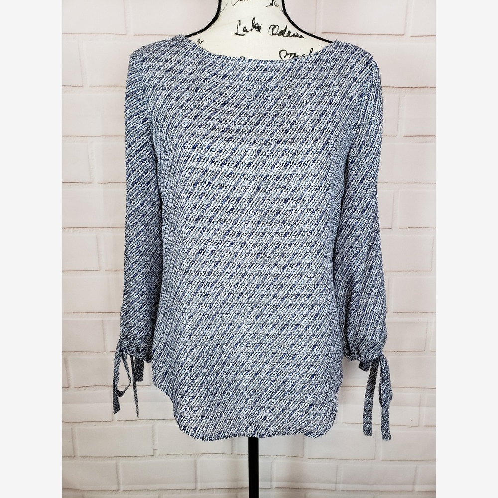 Banana Republic Tie Sleeve Blouse Size S